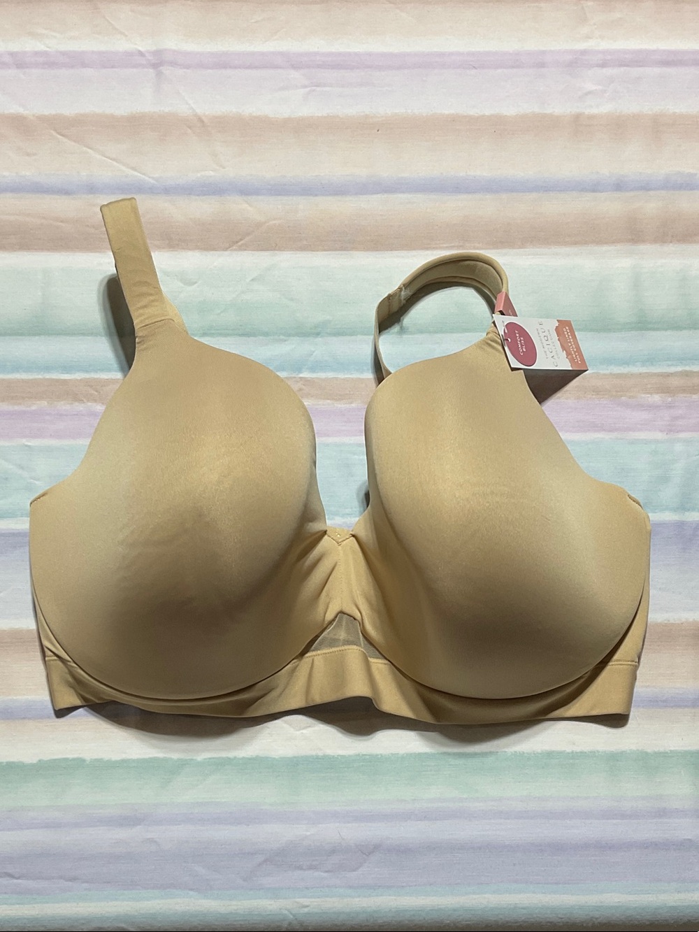 Cacique Size 38G Seamless Nude Comfortable Everyday Support w/Underwires
